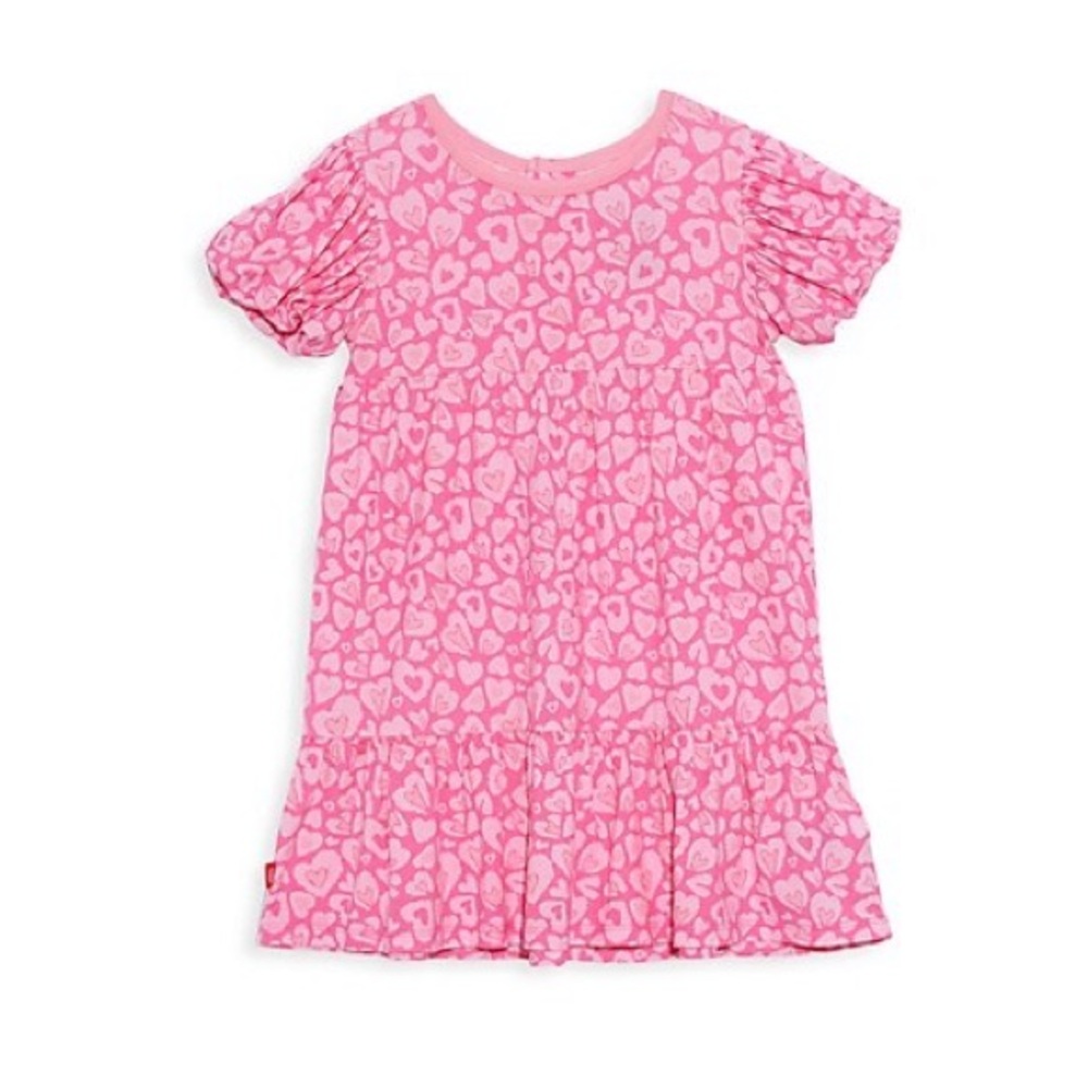 Magnetic Me✨Leopard Hearts Modal Toddler Dress